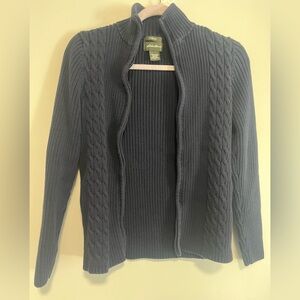 Eddie Bauer Women's Dark Blue Sweater jacket